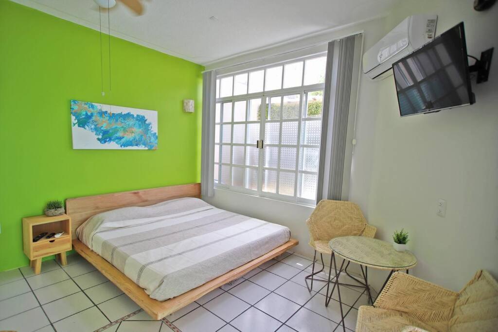 Studio -Sand At Mikasa- Fast Internet, King Bed, Pool, Near Beach, Ac 푸에르토 에스콘디도 외부 사진